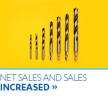 Net sales and sales increased