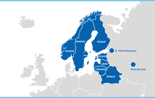 Kesko operates in eight countries